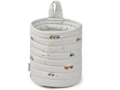 Liewood vehicles dove blue mix quiltet kurv Faye